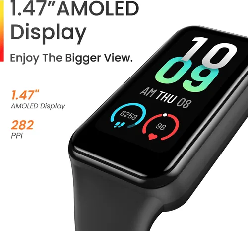 Miniatura 9 de Amazfit Band 7 - Rastreador de fitness y salud para mujeres y hombres, batería de 18 días, Alexa incorporada, pantalla AMOLED de 1.47 pulgadas, Negro