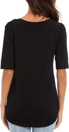 Miniatura 4 de Blusas de algodón para mujer, de manga hasta el codo, de moda, estilo casual, tipo túnica