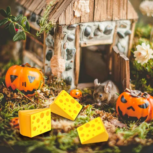 Miniatura 7 de Libima 24 piezas de juguetes de queso para el estrés, a granel, queso falso, recuerdos de fiesta, espuma para apretar, bola elástica para el estrés