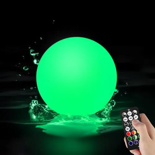 Miniatura 11 de LOFTEK Luces flotantes de piscina de 3 pulgadas, luces de piscina recargables que cambian de color, luz LED impermeable IP65, lámpara de bañera