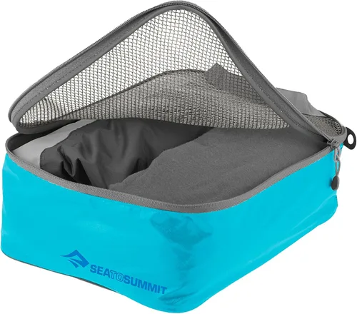 Sea to Summit Organizador de embalaje de bolsa de malla de ropa ligera que viaja, Atoll Azul, Small / 3