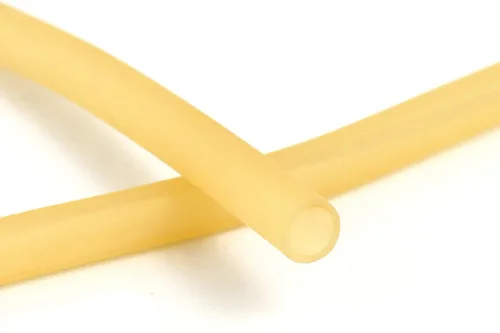Miniatura 2 de QWORK Tubo de goma de látex natural de 33 pies, 1/4 de pulgada de diámetro exterior de 3/16 pulgadas, tubo de laboratorio para el hogar, escuela