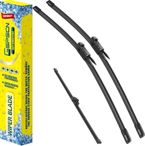 Miniatura 32 de GSPSCN 2 limpiaparabrisas de repuesto para Cooper R55, R56, R57, 2013, 2014, 2015, 19 + 18 pulgadas (juego de 2)