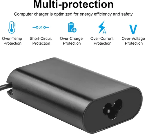 Miniatura 3 de Cargador de portátil USB C de 65 W y 45 W para Dell USB C, Dell XPS 12, XPS 13, Latitude 3540 5420 5430 5440 5450 5520 5530 5540 5550 7400 7410 7420