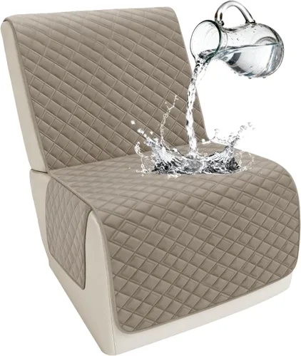 Miniatura 49 de Arfntevss Fundas para sofá seccional reclinable para sofá seccional en forma de L, funda antideslizante lavable para sofá reclinable con forma de L
