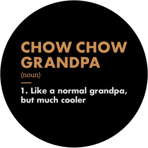 Miniatura 3 de Dog Chow Chow Grandpa Definition PopSockets MagSafe PopGrip for iPhone