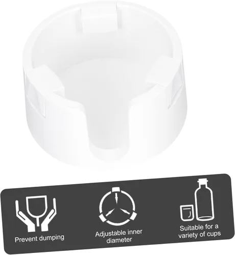 Miniatura 3 de Veemoon Portavasos fijo antiderrames, portavasos para bebidas, soporte para escritorio, portavasos, para bebidas, escritorio para sofá, mesa