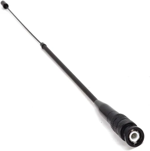 Miniatura 2 de HYS Antena telescópica de doble banda/varilla suave VHF/UHF BNC (8 pulgadas) - (14 pulgadas) 2M/70CM Antena para Vertex HR146, HX300, HX320, HX400