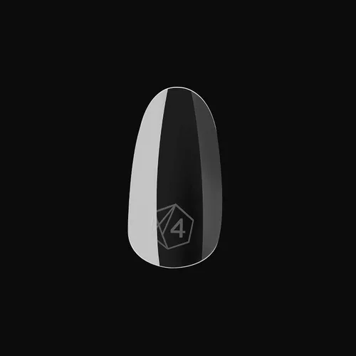 Miniatura 4 de Apres Nail Gel-X - Caja corta redonda esculpida de puntas 600 puntas Gel-X, calidad premium, 14 tamaños 00-9 Tamaños medios incluidos