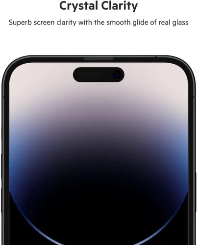 Miniatura 3 de Belkin TemperedGlass - Protector de pantalla para iPhone 14 Pro Max, accesorios para iPhone 14 Pro, fácil aplicación con bandeja guía