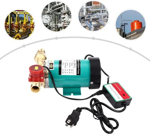 Miniatura 3 de Bombas de presión, 115 V/60 Hz, salida de 1 pulgada, bomba de presión de agua de 120 W, bomba automática de refuerzo de ducha para el hogar