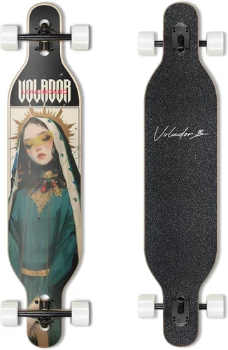 Miniatura 13 de VOLADOR Urban Freeride Pro Longboard Patineta Cruiser Adaptativa de 42 pulgadas Arce de América del Norte Longboard Camber Concave Drop