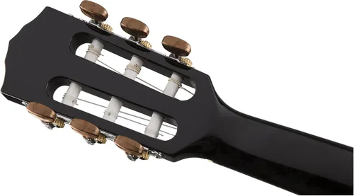 Miniatura 5 de Fender CN-60S - Guitarra acústica de concierto (nailon), color negro