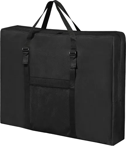 Miniatura 14 de REDCAMP Bolsa de almacenamiento para mesa plegable, bolsa de transporte impermeable con asas para mesa plegable de picnic, camping, tarjetas