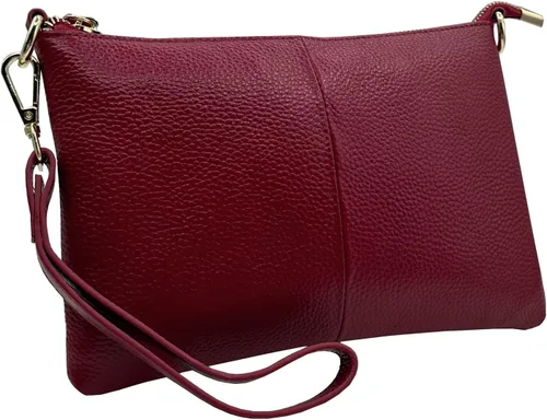 Miniatura 2 de Beurlike Cartera de cuero para mujer, bolso cruzado pequeño para teléfono