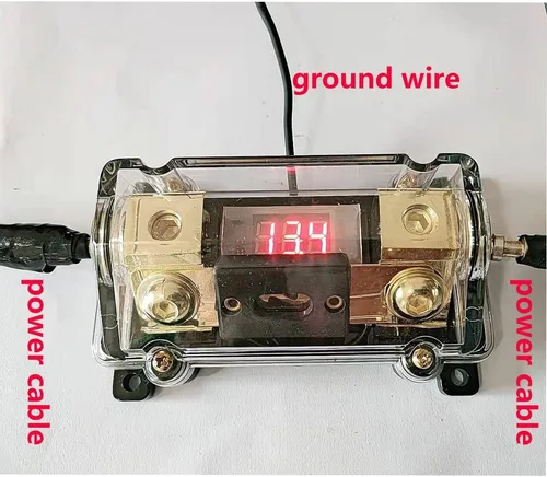 Miniatura 2 de El tenedor del fusible de la exhibición llevada de audio del coche de Digitaces ANL incluye el bloque de distribución del fusible 1 manera en 1
