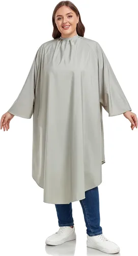Miniatura 6 de Professional Barber & Salon Cape with Sleeves Large Hair & Water Repellent Cutting Cape with Adjustable Snaps