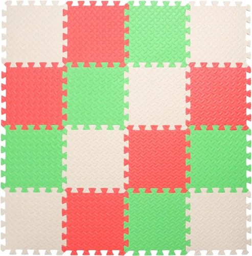 Miniatura 31 de Tapete de juego de espuma para bebé, tapete entrelazado de 0.4 pulgadas de grosor con colores sólidos, tapete de juego suave y no tóxico, tapete