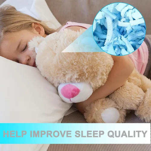 Miniatura 5 de DR.DUDU Espuma de relleno para puf de 2.5 libras, relleno de espuma viscoelástica de gel triturado, espuma de relleno de almohada premium suave