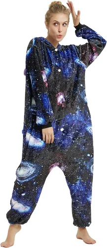 Miniatura 3 de Mameluco de Navidad para adultos, disfraz de unicornio para mujer, pijama de Halloween