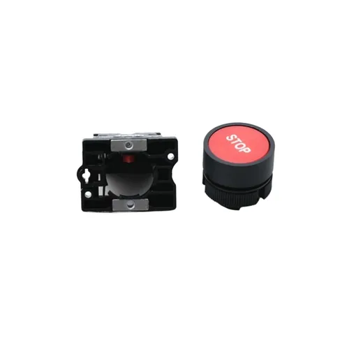 Miniatura 3 de Interruptor de botón momentáneo de 0.866 in Botón de parada de inicio con símbolo de flecha XB2 Botón de interruptor táctil plano (color: 1 arranque)