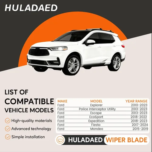 Miniatura 3 de HULADAED® Repuesto de limpiaparabrisas trasero de 11 pulgadas para Ford Explorer 2011-2023 Expedition 2013-2023 (juego de 1), limpiaparabrisas