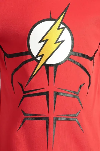 Miniatura 7 de Warner Bros. Batman Superman Flash - Conjunto de camiseta y pantalones cortos de malla para niños