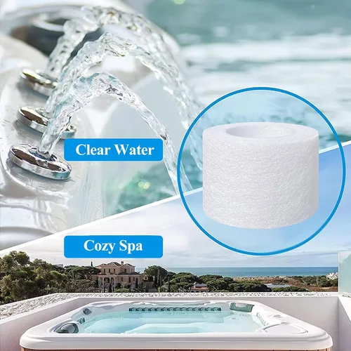 Miniatura 5 de Cryspool Filtro S502 compatible con Sundance 6540-502, serie 850 y 780, filtro de absorción desechable, FC-2812, cartucho de filtro de spa, paquete