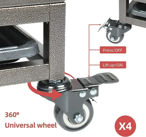 Miniatura 7 de Jaula indestructible para perros de 44 pulgadas, resistente a escapes, con techo puntiagudo para perros grandes y medianos de alta ansiedad, jaula