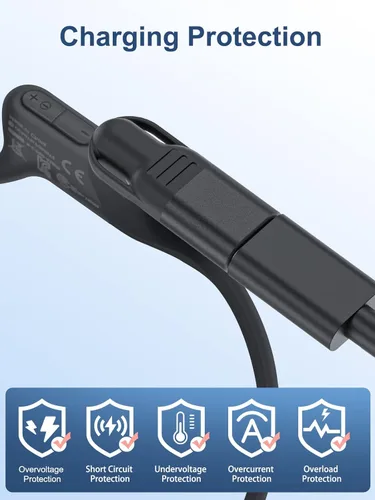 Miniatura 4 de seynli [Paquete doble] Adaptador USB C Convertidor de cargador para auriculares Aftershokz, compatible con Shokz Aeropex, OpenRun, OpenRun Pro