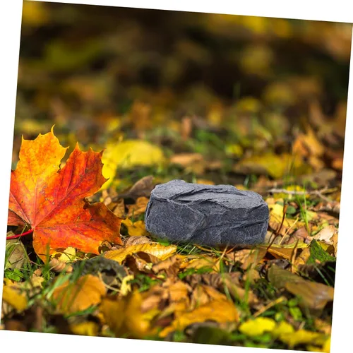 Miniatura 6 de Cabilock Simulation Stone Key Holder Outdoor Garden Decor Realistic Rock Design Spare Key Hiding Box for Keys Items for Patio Blends with Nature