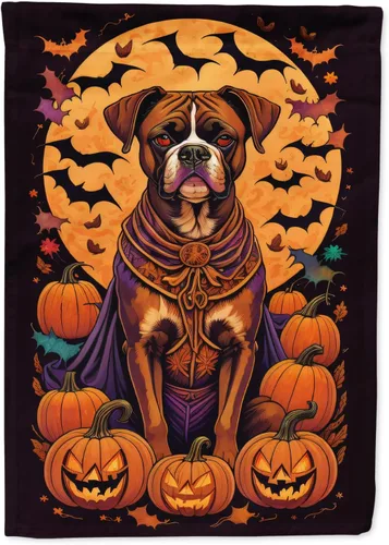 Miniatura 67 de Caroline's Treasures DAC1466GF - Bandera decorativa para jardín de Halloween de Affenpinscher Witchy para jardín, decoración para patio exterior