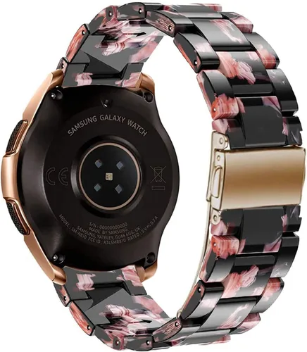 Miniatura 10 de Correa de resina para reloj de liberación rápida de 0.866 in, 0.787 in y 0.709 in, correas compatibles con Samsung Galaxy Watch/Huawei Watch/Amazfit
