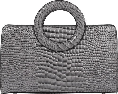 Miniatura 30 de ZLMBAGUS - Bolso de mano para mujer, diseño vintage con solapa y asa, de piel sintética, para llevar al hombro