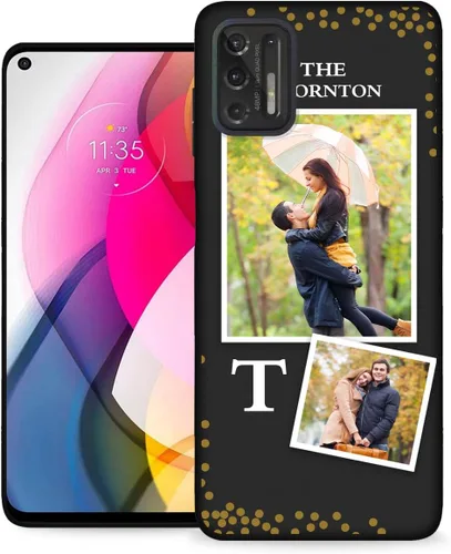 Miniatura 40 de Funda personalizada para Motorola Moto G Stylus 2020 con nombre de foto, texto y foto, GStylus personalizado -20 funda suave y fina (negro) de 6.4