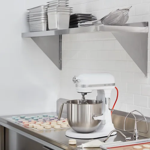 Miniatura 3 de KitchenAid NSF Certificado Serie Comercial 8-Qt Soporte Mezclador con Elevación de Tazón - KSM8990 Blanco