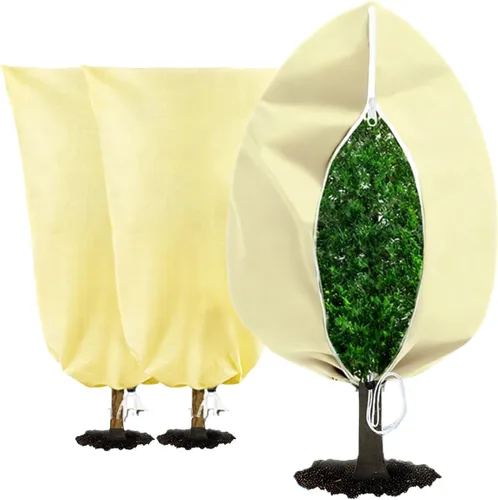 gardtree Cubiertas de protección contra heladas para plantas más gruesas de 31.5 x 47.2 pulgadas, paquete de 3 unidades, 2.4 oz/yd², cubiertas de