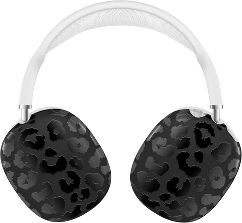 VELVET CAVIAR Funda Protectora para auriculares AirPods Max | Diseño protector lindo (Leopardo Negro)