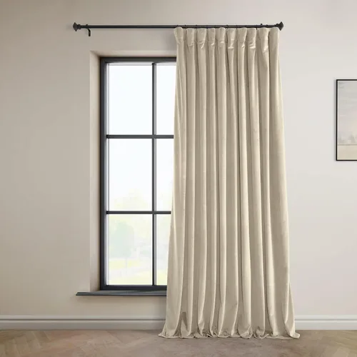 Miniatura 35 de HPD Half Price Drapes Signature - Cortinas opacas de terciopelo extra anchas para dormitorio (1 panel), 100 pulgadas de ancho x 84 pulgadas de Verde