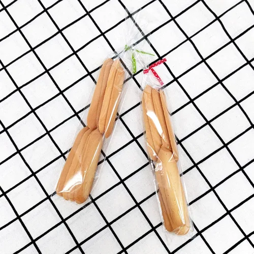Miniatura 2 de Newkita Bolsas de golosinas transparentes, bolsas para pasteles y dulces con lazos giratorios de 4 pulgadas, paquete de 100