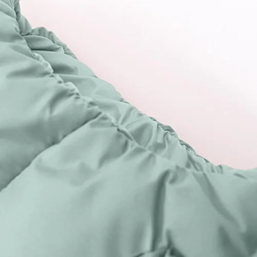 Miniatura 6 de Chaleco de plumón para bebés y niñas, lindo abrigo de algodón con capucha con orejas de oso para invierno, chaleco cálido para niños