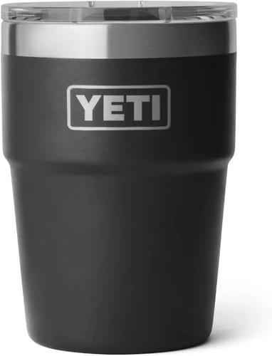 Miniatura 18 de YETI Rambler - Vaso apilable de 16 onzas, aislado al vacío, de acero inoxidable con tapa MagSlider Apilable