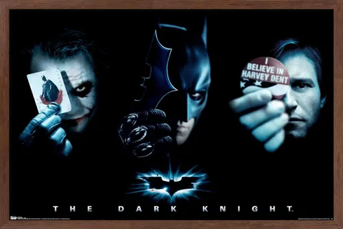 Miniatura 7 de Trends International Película de DC Comics – The Dark Knight – The Joker, Batman, Harvey Dent Póster de pared, 14.725 x 22.375 pulgadas, versión