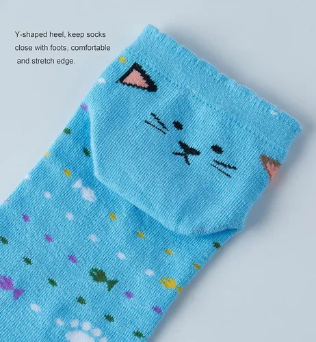 Miniatura 4 de HONOW Calcetines de algodón para correr de algodón para mujer (paquete de 56)