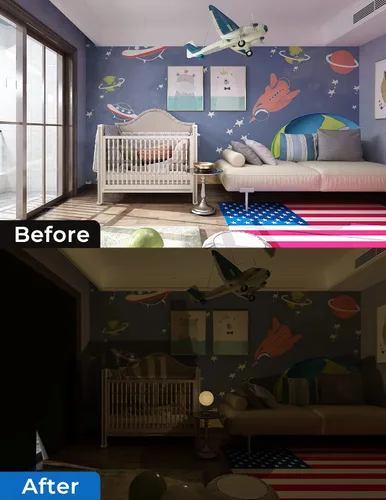Miniatura 6 de Sumobaby Cortinas opacas para dormitorio, portátiles de 114 x 59 pulgadas, sin taladro, con cintas de mejoradas, cubierta de ventana 100% opacas
