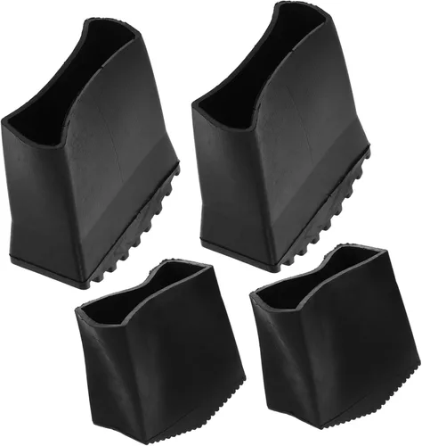 OSALADI 4 almohadillas antideslizantes para pies de escalera, protectores de goma para patas de escalera, alfombrillas antideslizantes para