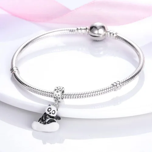 Miniatura 51 de KUNSIR Los abalorios se adaptan a pulseras Pandora para mujer, plata de ley 925, cuentas colgantes de joyería para niñas, dijes de feliz cumpleaños