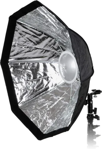 Miniatura 5 de Fotodiox EZ-Pro Flash Softbox K60 24" (60 cm) Octágono para Nikon, Canon, Vivitar, Sunpack, Nissin Flash y más