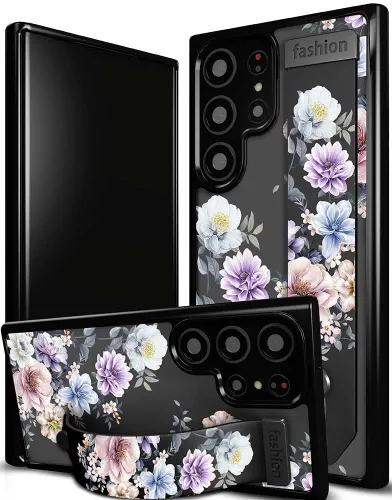 Miniatura 34 de Compatible para Samsung Galaxy S23 Funda Bonita con Correa Soporte Dedo Kickstand, Fundas de Silicona Geniales de Diseñador Funda Cover - Mariposa