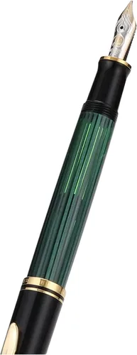 Miniatura 5 de Pelikan Pluma estilográfica Premium M400 EF-Negro/Verde